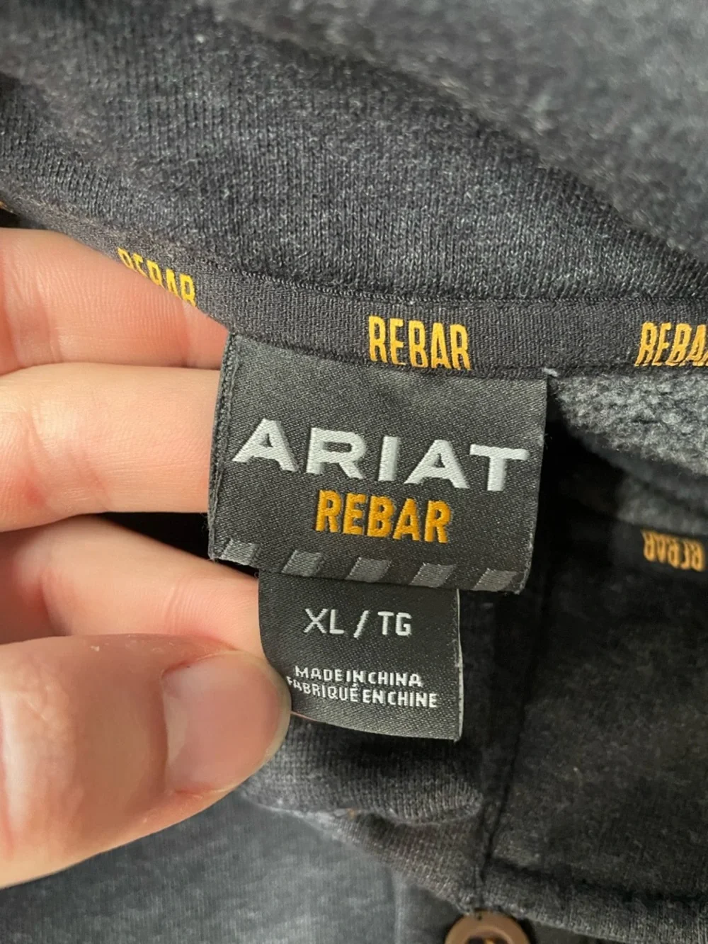 Ariat Rebar Quarter Button Up Sweatshirt